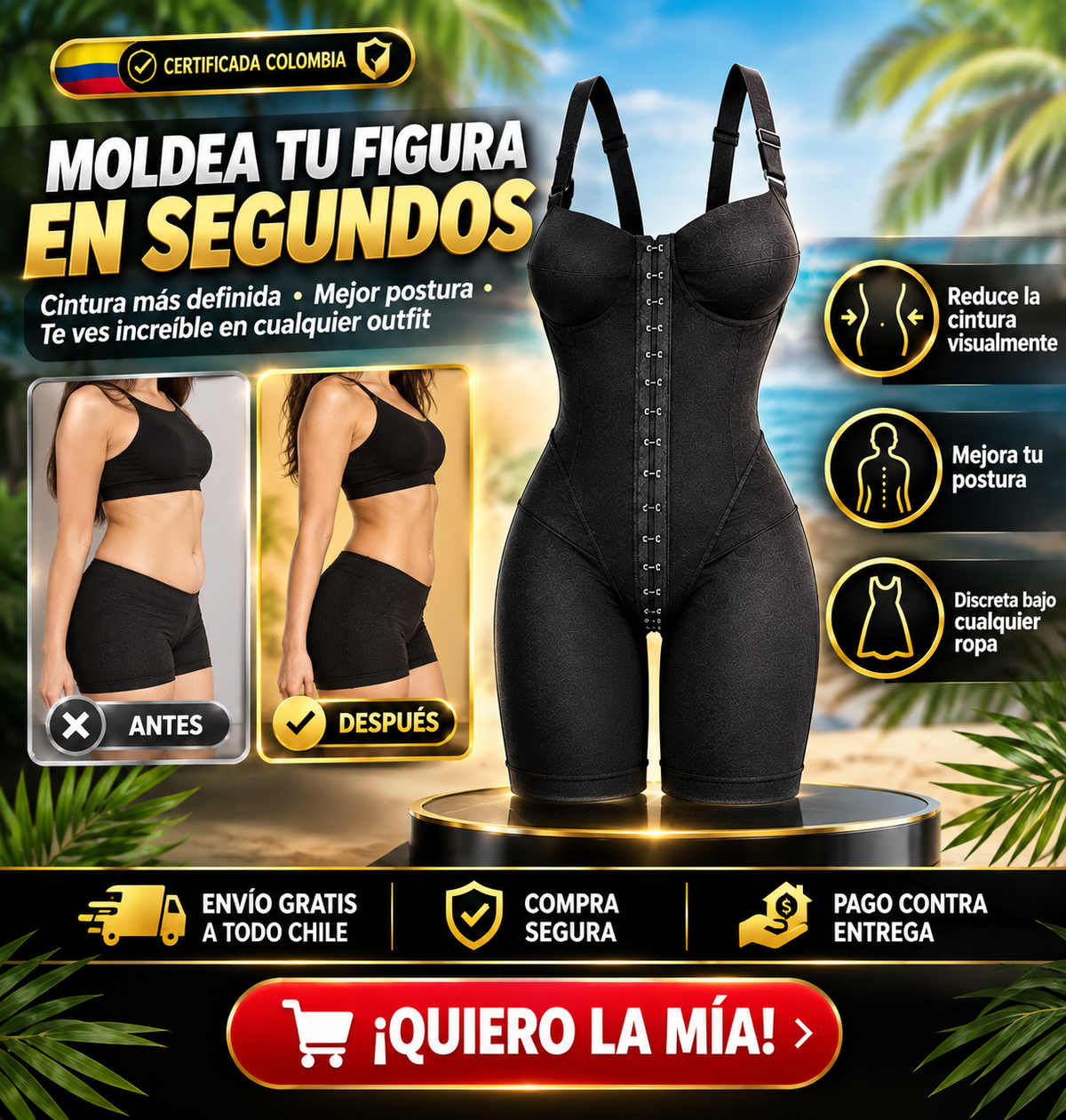 Faja Moldeadora Doble Compresión