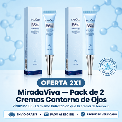 Sadoer — Pack 2 Contorno Ojos Vitamina B5