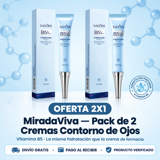 Sadoer — Pack 2 Contorno Ojos Vitamina B5